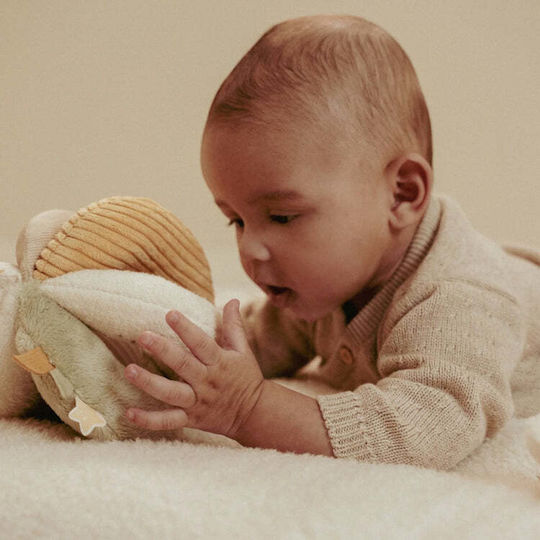 Little Dutch Топка Newborn Naturals Grs със звуци за 0++ месеца
