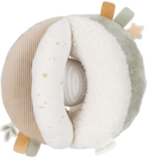 Little Dutch Топка Newborn Naturals Grs със звуци за 0++ месеца