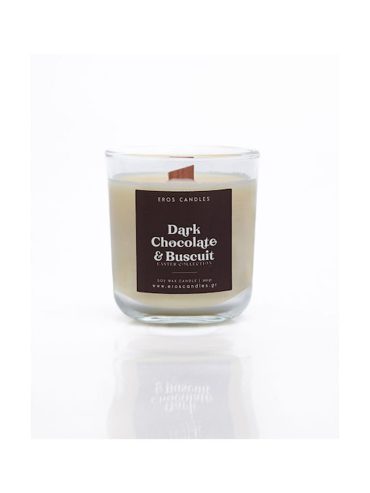 Dark Chocolate & Biscuit Candle 200gr