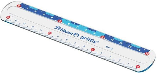 Pelikan Ruler Plastic Transparent 15cm