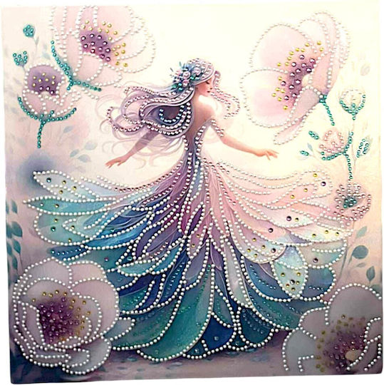 Diamond Painting Fairy Canvas 30x30cm Tiles 17pxd75