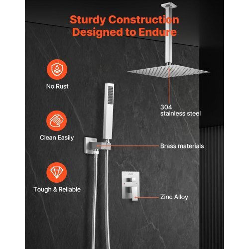 Vevor Handheld Showerhead with Hose