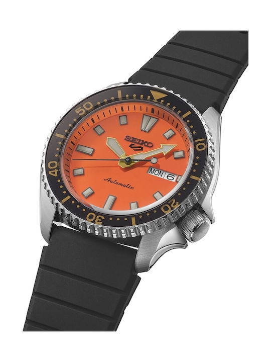 Skx Series Ρολόι Αυτόματο με Καουτσούκ Λουράκι Skx Series Ρολόι Αυτόματο με Καουτσούκ Λουράκι
