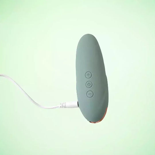 Mini Vibrator Suction Function 10 Modes Waterproof Green