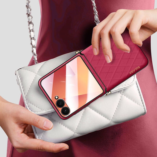 Sulada Back Cover Plastic Pink (Galaxy Z Flip7)