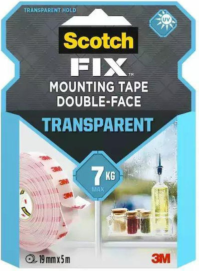 Scotch-fix Διαφανής Ταινία Συγκράτησης 19 Mm X 5 M