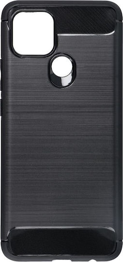 Forcell Carbon Back Cover Silicon Negru (OPPO A15, A15s)