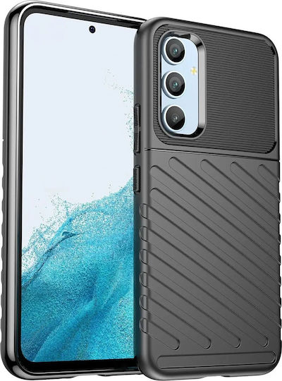 Hurtel Thunder Back Cover Σιλικόνης Μαύρο (Moto G62 5G)
