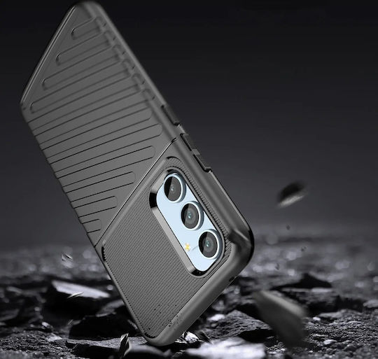 Hurtel Thunder Back Cover Σιλικόνης Μαύρο (Moto G62 5G)