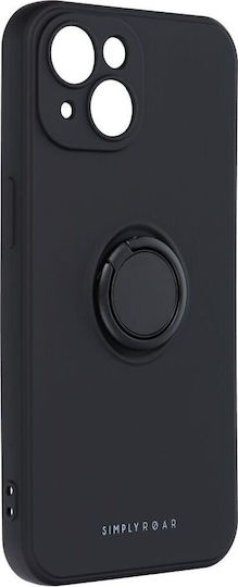 Roar Amber Back Cover Σιλικόνης Μαγνητικό Μαύρο (iPhone 15)