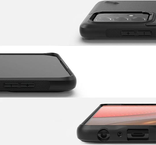 Ringke Onyx Design Durable TPU Back Cover Πλαστικό Μαύρο (Galaxy A72)