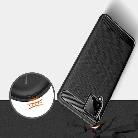 Powertech Back Cover Σιλικόνης Μαύρο (Galaxy A42)