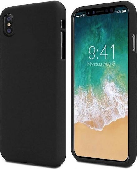 Mercury Soft Feeling Back Cover Σιλικόνης Μαύρο (iPhone 13 Pro Max)