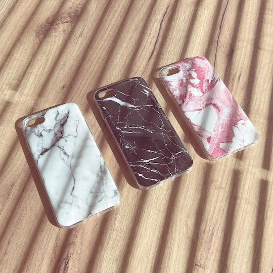Wozinsky Marble Back Cover Σιλικόνης Μαύρο (Galaxy Note 10 Lite)