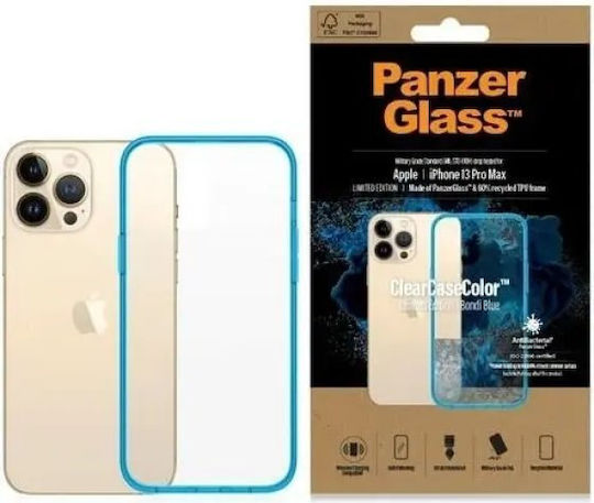 PanzerGlass ClearCase Antibacterial Limited Edition Задна корица Силикон Bandi Blue (iPhone 13 Pro Max) 0341
