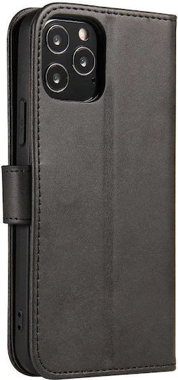 Hurtel Magnet Elegant Book Piele artificială Negru (Motorola Moto G100 / Edge S)