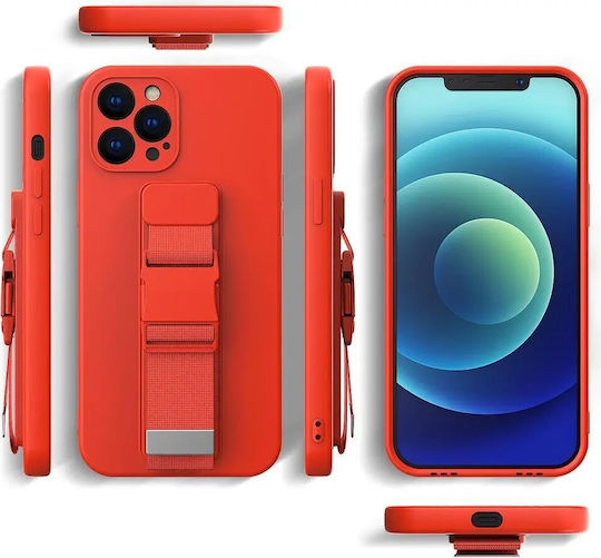 Hurtel Rope Air Bag Задна корица Силикон 1мм Жълт (Redmi Note 10 / 10s / Poco M5s)