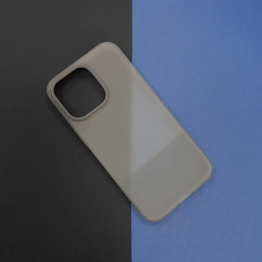 Kingxbar Plain Back Cover Silicone Gray (iPhone 13 Pro Max)