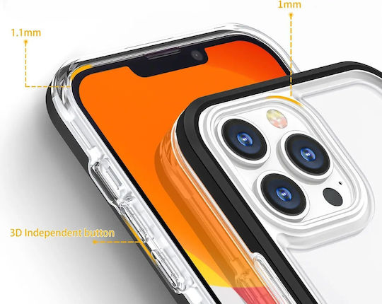 Hurtel 3in1 Back Cover Silicone 1.1mm Red (Galaxy A03)