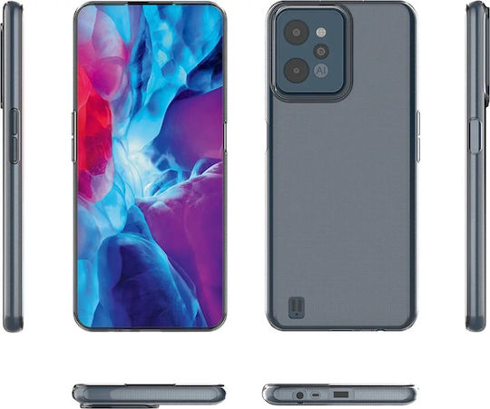 Hurtel Ultra Clear Umschlag Rückseite Silikon 0.5mm Transparent (Realme C31)