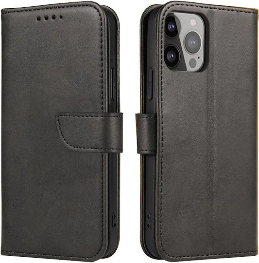 Hurtel Magnet Book Σιλικόνης Μαύρο (Realme C33)