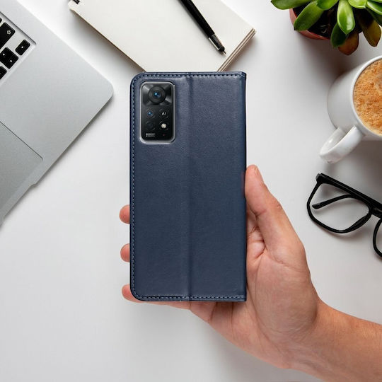smart magneto Book Υφασμάτινο / Πλαστικό Navy Μπλε (Redmi Note 12S)