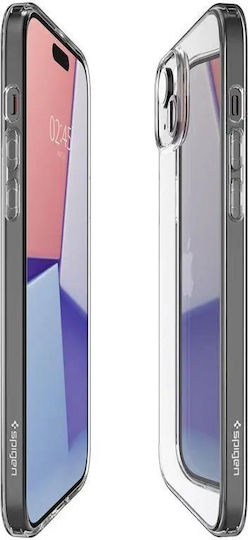 Spigen Air Skin Hybrid Crystal Back Cover Plastic / Silicone Transparent (iPhone 15 Plus)