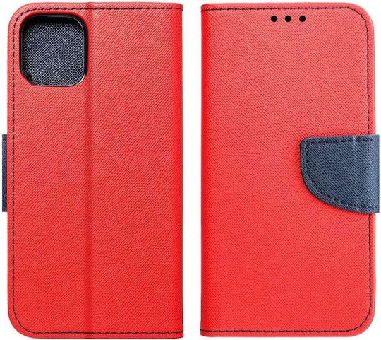 Fancy Портмоне Силикон Червен (Galaxy S23 FE)