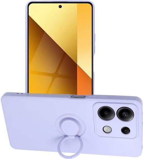 Ring Umschlag Rückseite Silikon / Kunststoff Lila (Redmi Note 13 5G -> Redmi Note 13 5G)