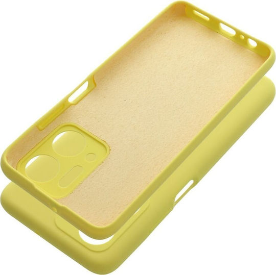 Back Cover Σιλικόνης 2mm Κίτρινο (Honor X7a)