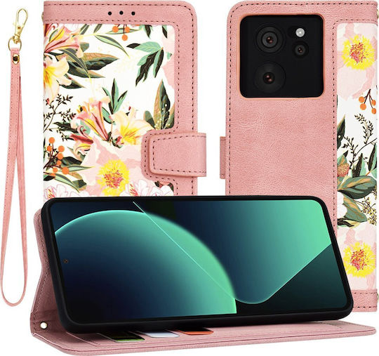 Techsuit Umschlag Rückseite Silikon Rosa (Xiaomi 13T / 13T ProXiaomi 13T / 13T Pro)