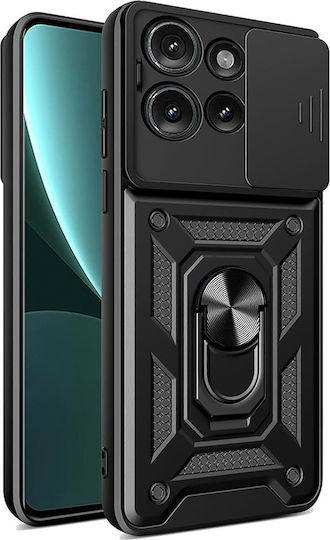 Techsuit Camshield Back Cover Πλαστικό / Σιλικόνης Μαύρο (Motorola Edge 50 - Techsuit)