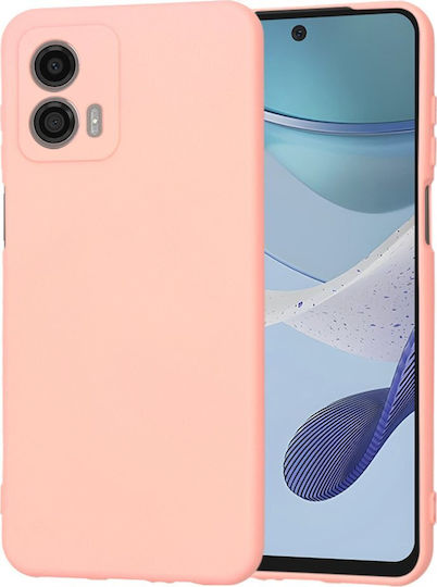 Techsuit Back Cover Σιλικόνης Ροζ (Moto G53)