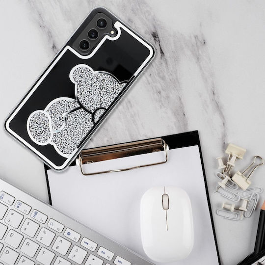 Teddy Bear Case Samsung Galaxy A52 5G A52 LTE 4G A52s 5G Silver