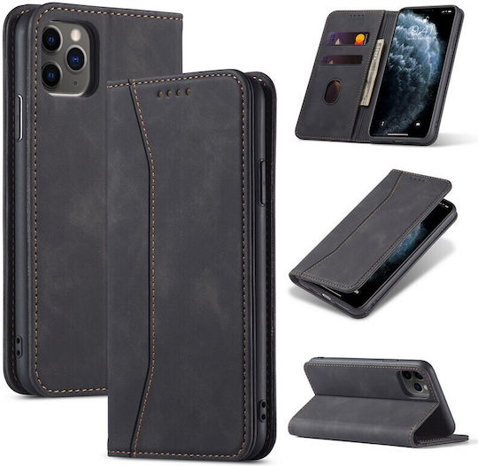 Bodycell PU Leather Book Δερματίνης Μαύρο (Redmi 6)