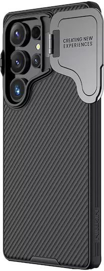Nillkin Camshield Prop Series Задна корица Пластмаса / Силикон Черен (Galaxy S25 Ultra)