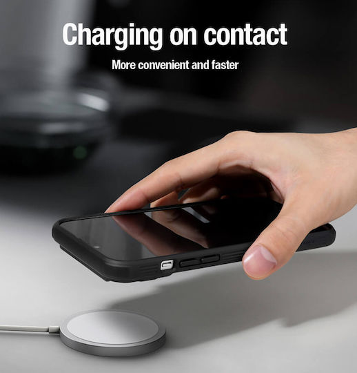 Nillkin Camshield Pro Magnetic Back Cover Σιλικόνης Μαύρο (iPhone 15)