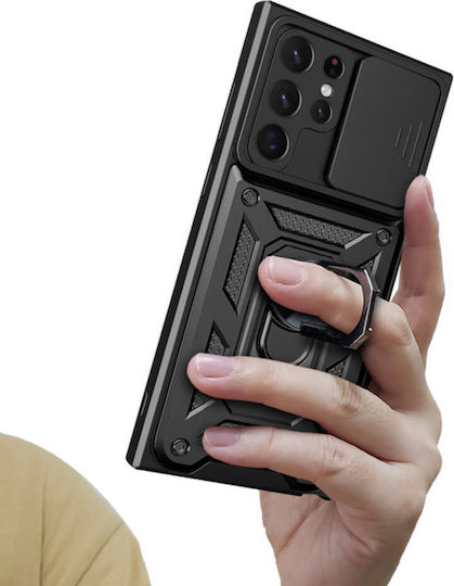 Bodycell Armor Slide Back Cover Plastic Black (Xiaomi Mi 11 Lite / 11 Lite 5G / 11 Lite 5G NE)