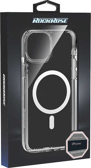 Rockrose Magcase Neo Back Cover Σιλικόνης Διάφανο (iPhone 14 Plus)