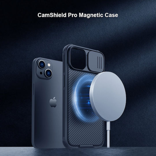 Nillkin Camshield Liquid Magsafe Back Cover Silicone Black (iPhone 14)