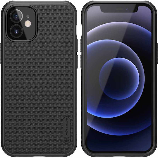Nillkin Super Frosted Shield Back Cover Silicon Negru (iPhone 12 mini)