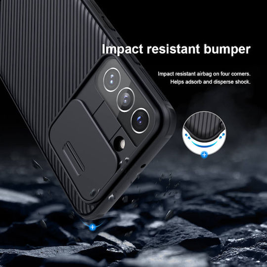 Nillkin Camshield Pro Umschlag Rückseite Kunststoff 1.6mm Schwarz (Galaxy S22+ 5G)