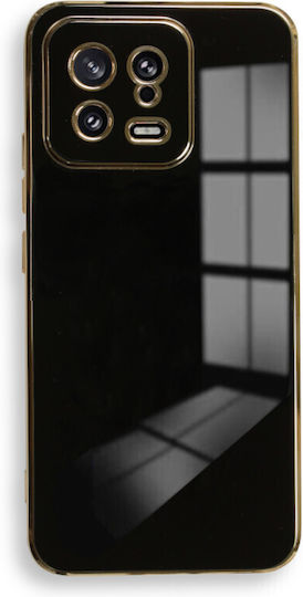 Bodycell Gold Plated Back Cover Σιλικόνης Μαύρο (Xiaomi 13)