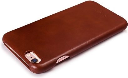 iCarer Vintage Curved Edge Book Δερμάτινο / Δερματίνης Κόκκινο (iPhone 6/6s)