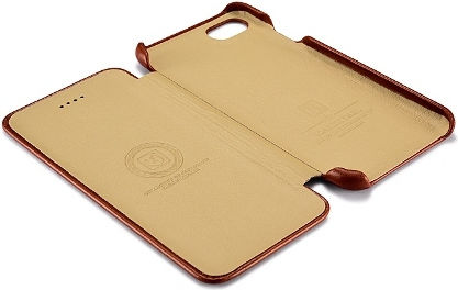 iCarer Vintage Curved Edge Book Δερμάτινο / Δερματίνης Μαύρο (iPhone SE 2022/2020)
