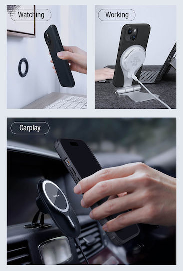 Nillkin Super Frosted Shield Pro Magnetic Back Cover Πλαστικό Μαγνητικό Μπλε (iPhone 15 Plus)
