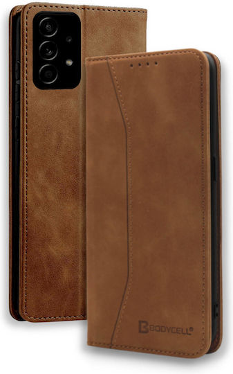 Bodycell Wallet Synthetic Leather Brown (Galaxy A23)