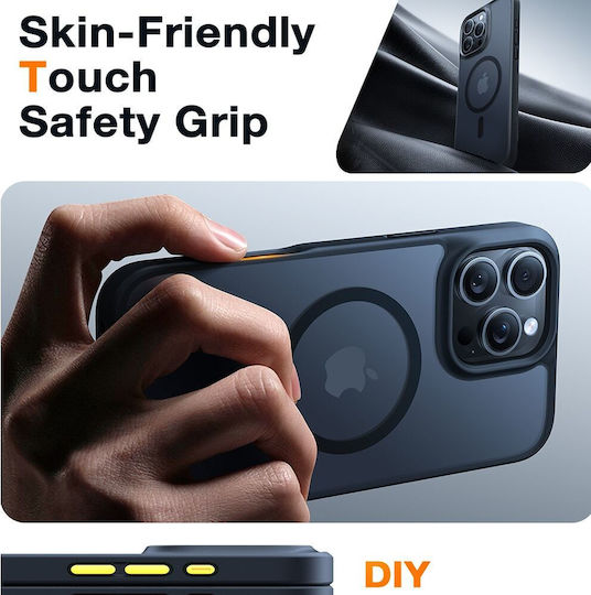 Torras Guardian-mag Rückseite Schwarz Für iPhone 16 Pro Max