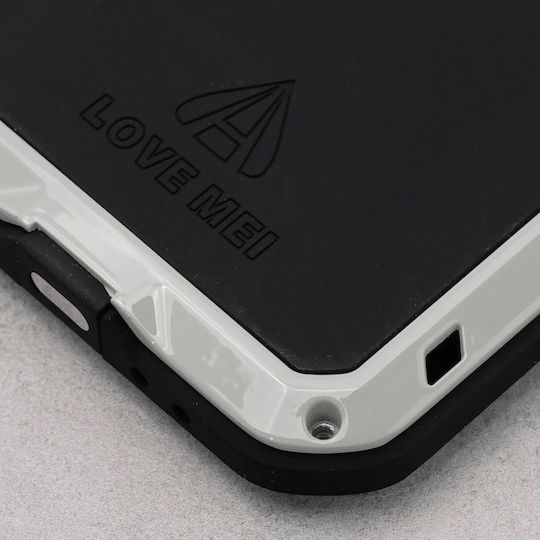 Love Mei Калъф Iphone 14 Pro Max Бронирано Стъкло Сребрист