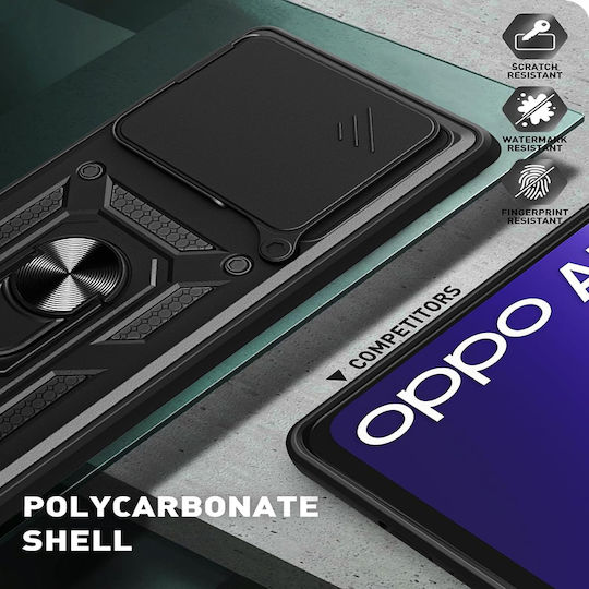 Techsuit Shield Задна корица Силикон Черен (Galaxy XCover7)